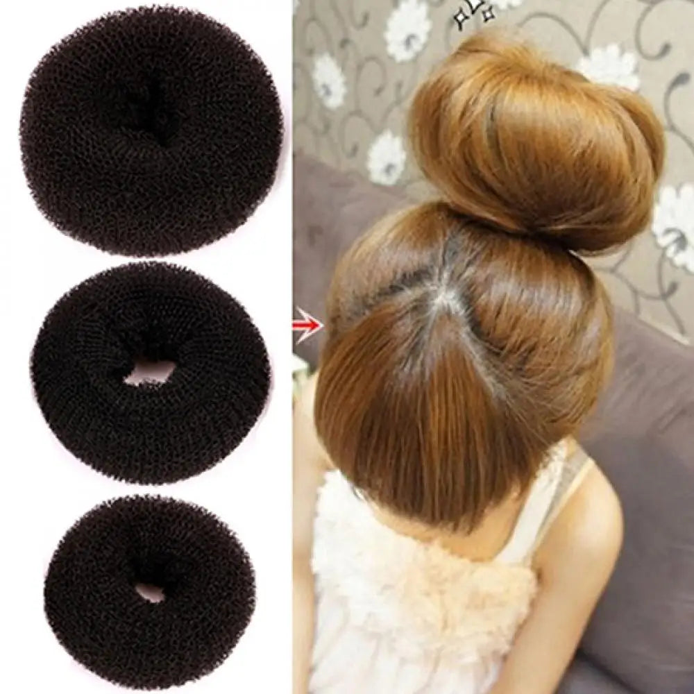 Hair Bun Donut Sponge