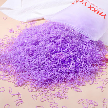 Colourful Disposable Rubber Band Hair Ties