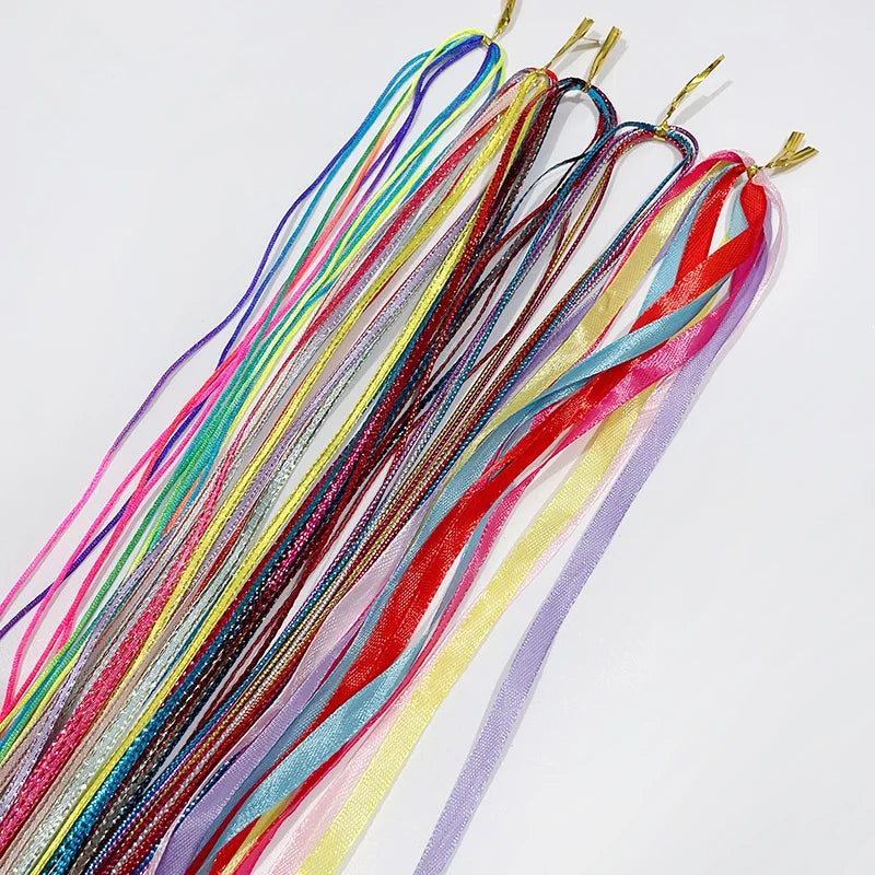 Mix Colorful Hair Braiding Ropes