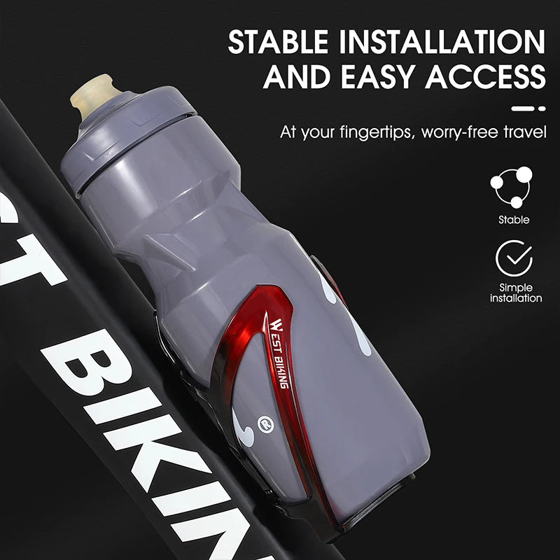WEST BIKING Gradient Bicycle Water Bottle Cage – Ultralight MTB & Road Bike Holder