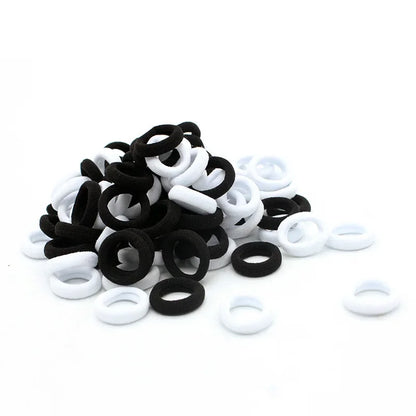 Colorful Nylon Elastic Hair Bands – 100/200PCS