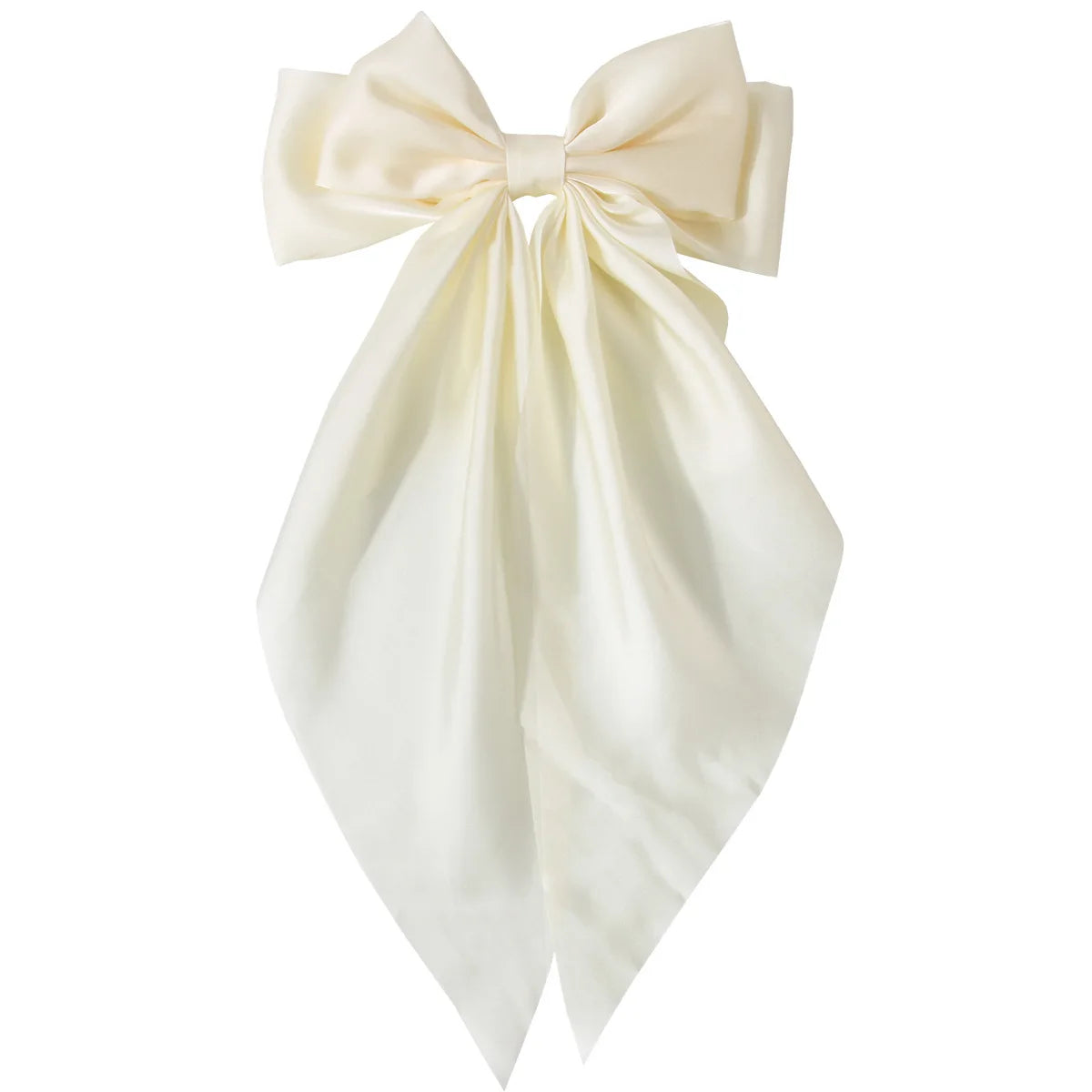 Elegant Bow Ribbon Hair Clip Set – Stylish Satin Hair Accessories