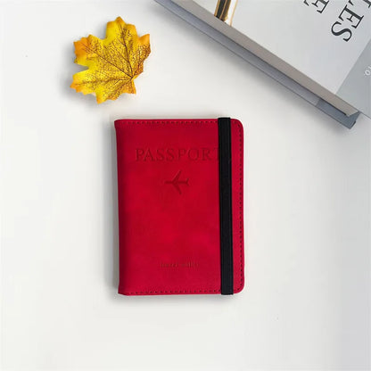 RFID Vintage Passport Holder – Multi-Function Travel Wallet