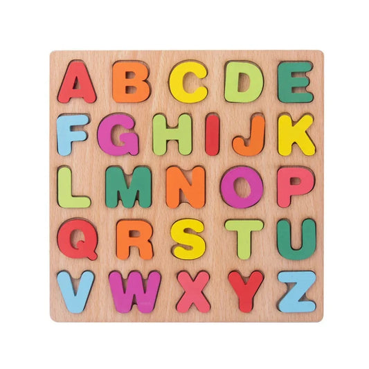 Montessori Wooden Alphabet Puzzles