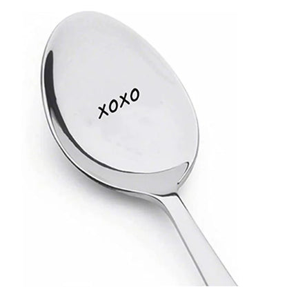 Valentine's Day Gift Stainless Steel Milk & Coffee Spoons – Love Letter Wedding Souvenirs & Anniversary Gift