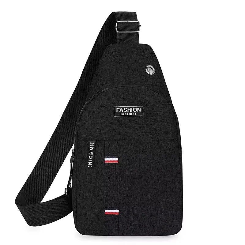 Men's Chest Bag – One Shoulder Crossbody Bag, Large Capacity Outdoor Sports & Leisure Bag