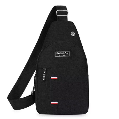 Men's Chest Bag – One Shoulder Crossbody Bag, Large Capacity Outdoor Sports & Leisure Bag