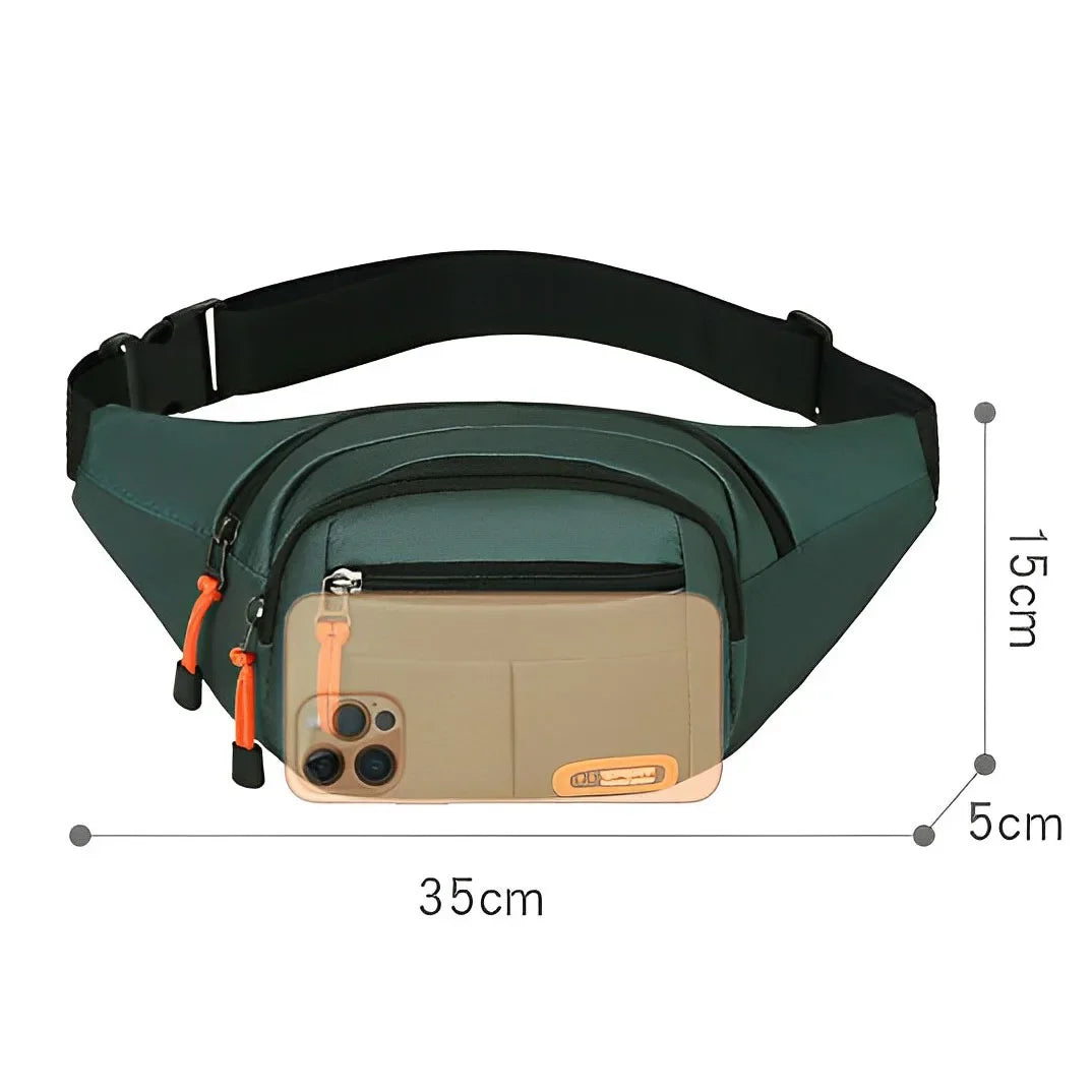 Waterproof Oxford Waist Bag - Multifunctional, Large Capacity, Wear-Resistant