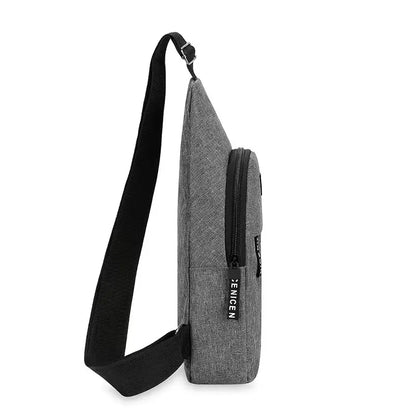 Men's Chest Bag – One Shoulder Crossbody Bag, Large Capacity Outdoor Sports & Leisure Bag