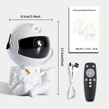 Galaxy Astronaut Star Projector LED Night Light – Starry Sky Lamp for Kids
