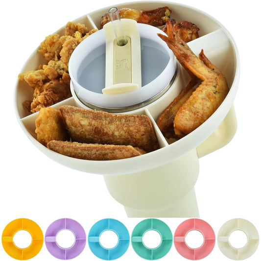 Snack Bowl for Stanley 40 oz Tumbler with Handle – Stanley Cup Accessory Snack Tray