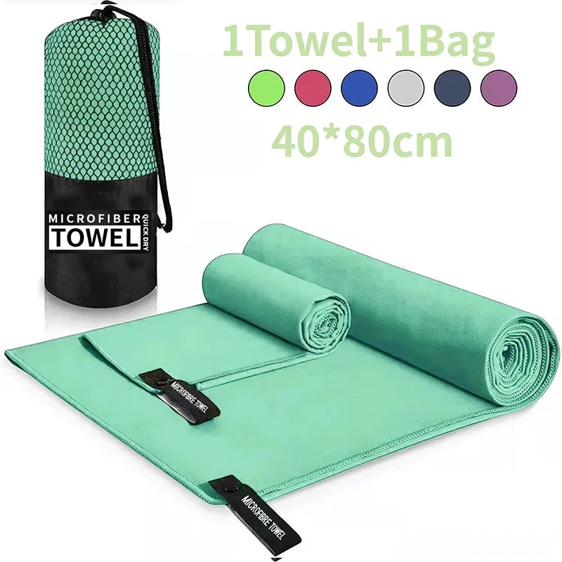 Quick-Drying Sports Towel – 40x80CM Lightweight Fitness & Travel Essential