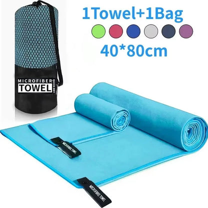 Quick-Drying Sports Towel – 40x80CM Lightweight Fitness & Travel Essential