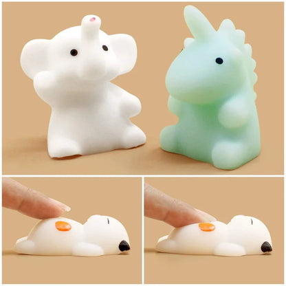 Mochi Squishies – Kawaii Animal Stress Relief Toys (5-50PCS)