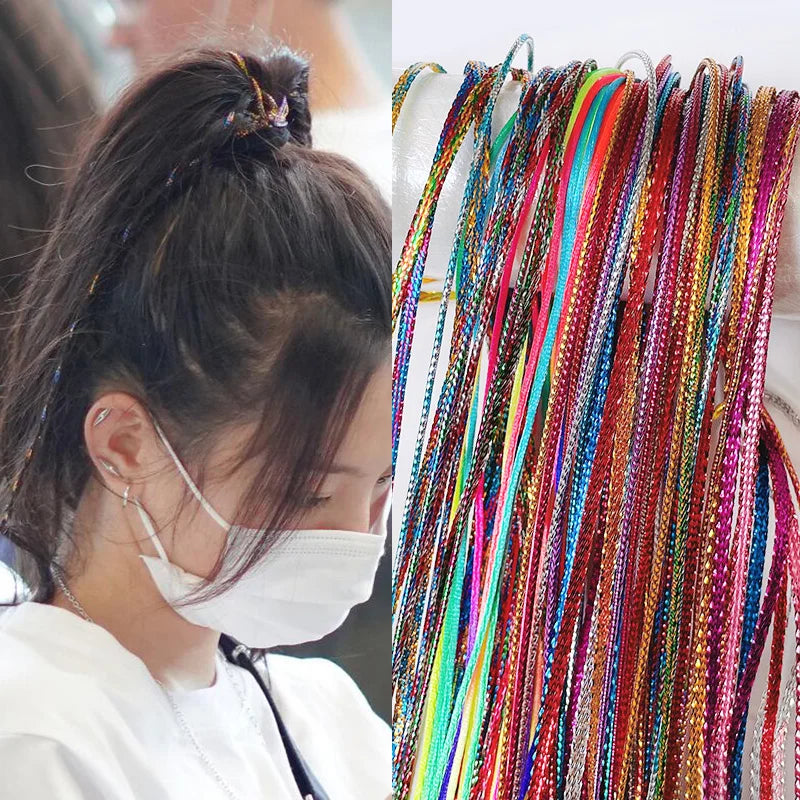 Mix Colorful Hair Braiding Ropes