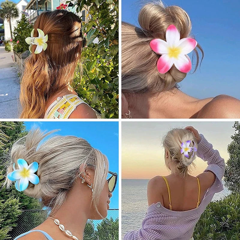 Flower Hair Accessories – Hawaiian Style Hairpins & Claw Clips