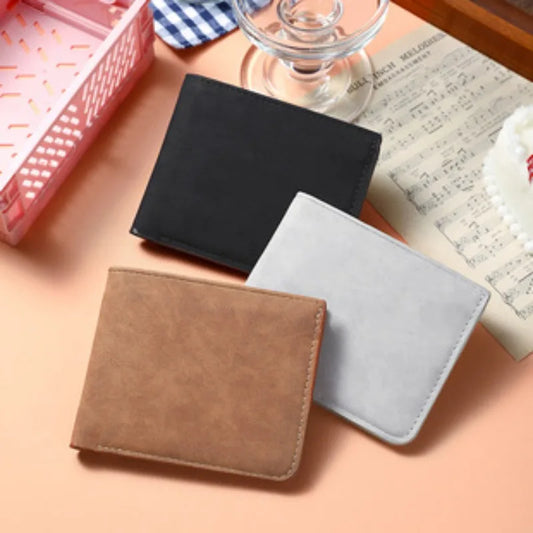Ultra-Thin Retro Men's Card Wallet - Lightweight & Multi-Card Capacity