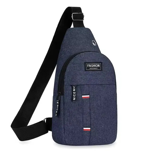 Men's Chest Bag – One Shoulder Crossbody Bag, Large Capacity Outdoor Sports & Leisure Bag