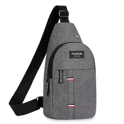 Men's Chest Bag – One Shoulder Crossbody Bag, Large Capacity Outdoor Sports & Leisure Bag