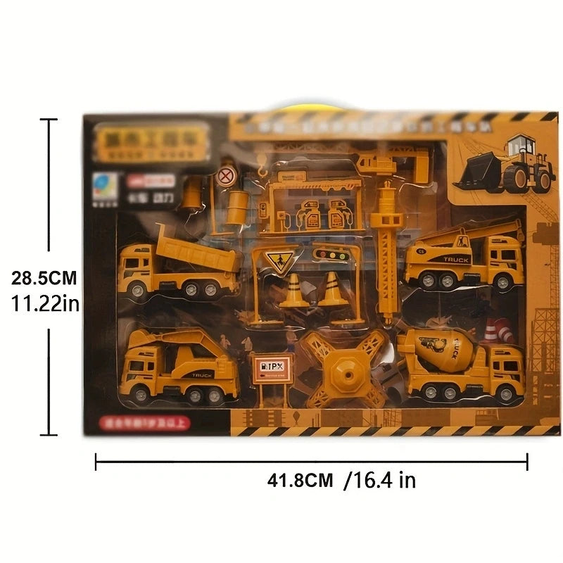 Mini Construction Vehicle Toy Set – Perfect Gift for Kids