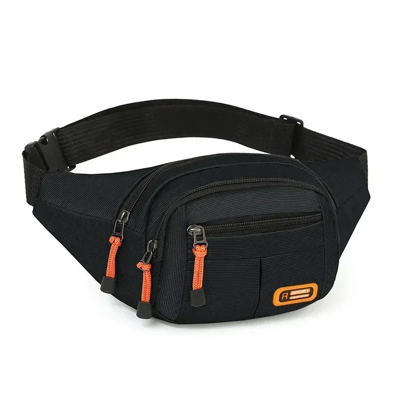 Waterproof Oxford Waist Bag - Multifunctional, Large Capacity, Wear-Resistant
