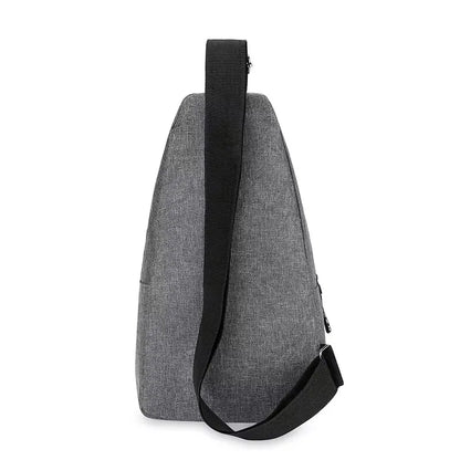 Men's Chest Bag – One Shoulder Crossbody Bag, Large Capacity Outdoor Sports & Leisure Bag