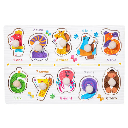 Montessori Wooden Numbers Puzzles