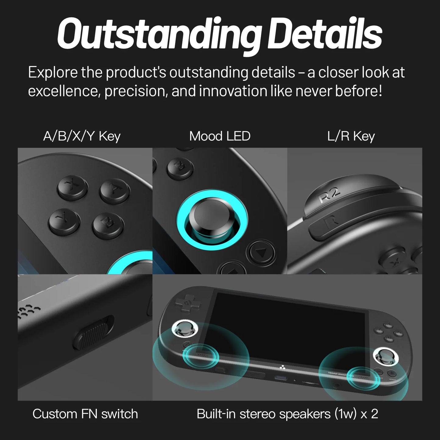 Trimui Smart Pro Handheld Game Console – Retro Gaming