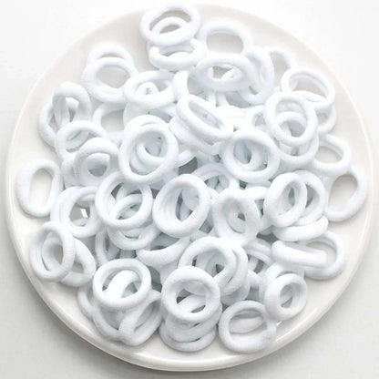 Colorful Nylon Elastic Hair Bands – 100/200PCS