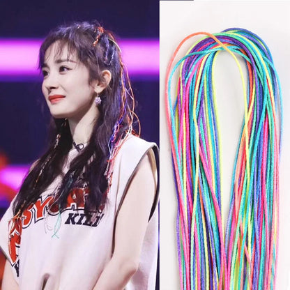 Mix Colorful Hair Braiding Ropes