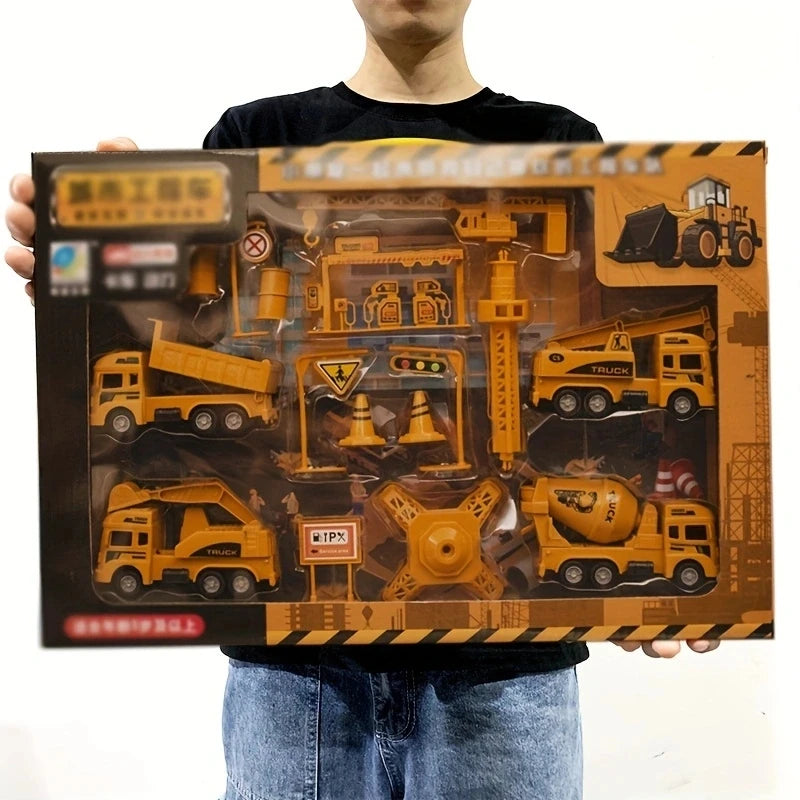 Mini Construction Vehicle Toy Set – Perfect Gift for Kids