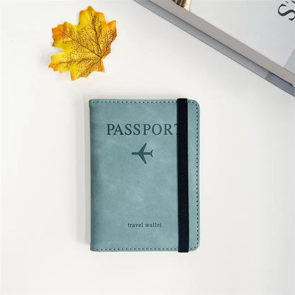 RFID Vintage Passport Holder – Multi-Function Travel Wallet