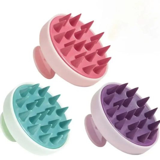 Silicone Shampoo Brush & Scalp Massager