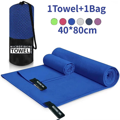 Quick-Drying Sports Towel – 40x80CM Lightweight Fitness & Travel Essential