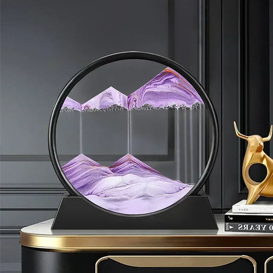 3D Moving Sand Art Picture – Deep Sea Sandscape Hourglass Craft