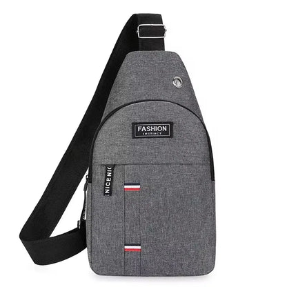 Men's Chest Bag – One Shoulder Crossbody Bag, Large Capacity Outdoor Sports & Leisure Bag