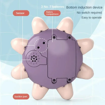 Electric Whale Bath Toy – LED Light Music Spray Water Bath Toy for Kids