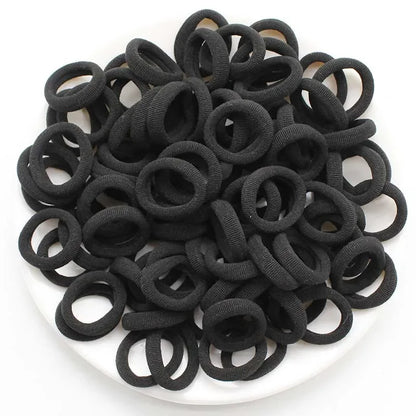 Colorful Nylon Elastic Hair Bands – 100/200PCS