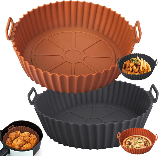 Airfryer Silicone Basket – Reusable Baking Tray & Silicone Mold for Air Fryer