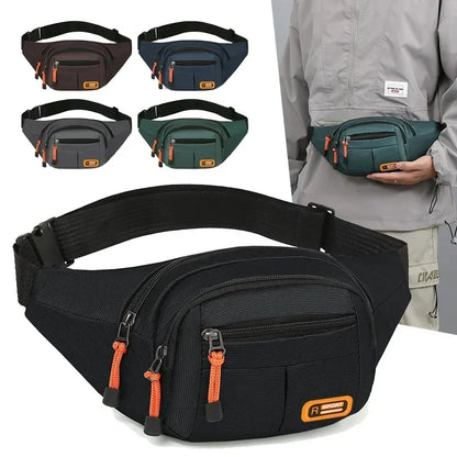 Waterproof Oxford Waist Bag - Multifunctional, Large Capacity, Wear-Resistant