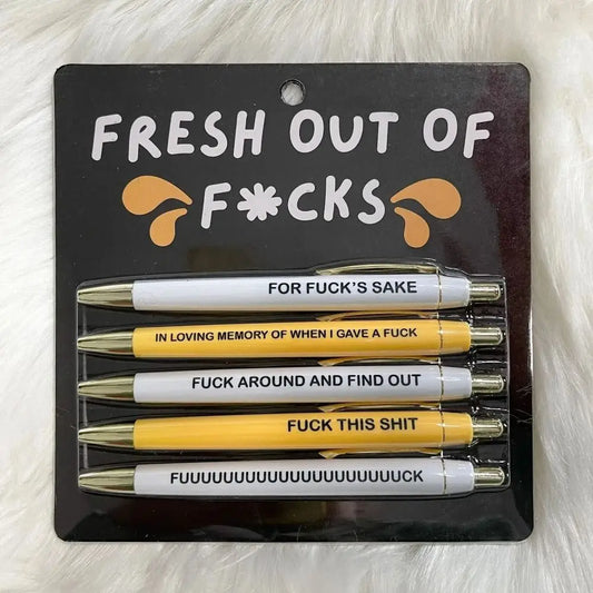 Push Type 'Motivational' Pen – Creative & Fun Signature Stationery