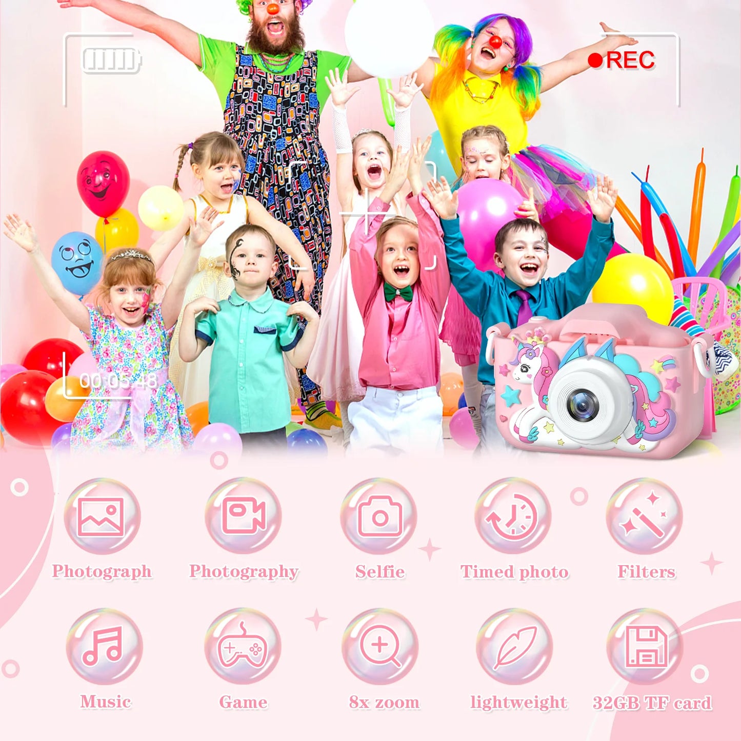 1080P HD Kids Digital Camera – Perfect Gift for Toddlers