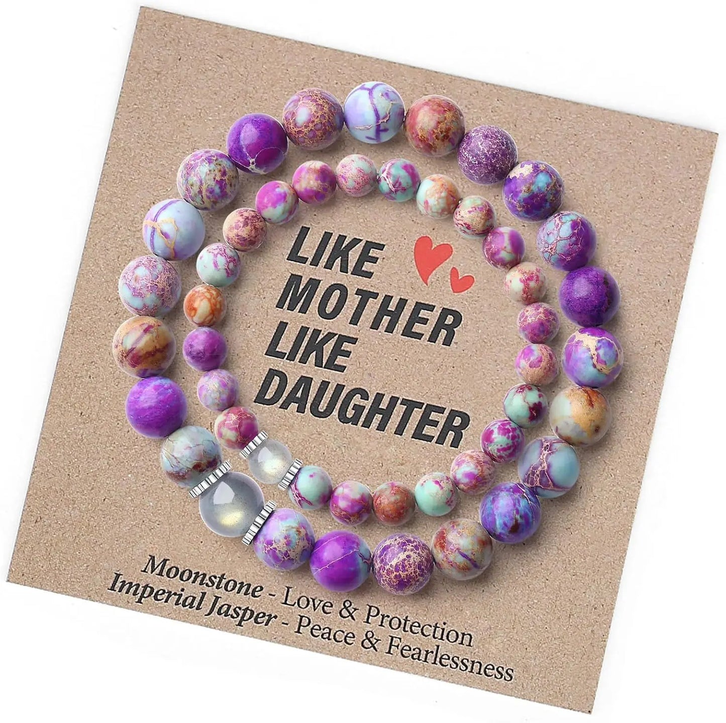 Volcanic Rock and Moonstone Beaded Bracelet – Unique Strength Bracelet for Men
