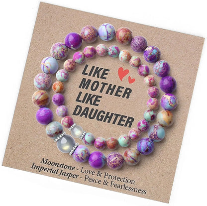 Volcanic Rock and Moonstone Beaded Bracelet – Unique Strength Bracelet for Men