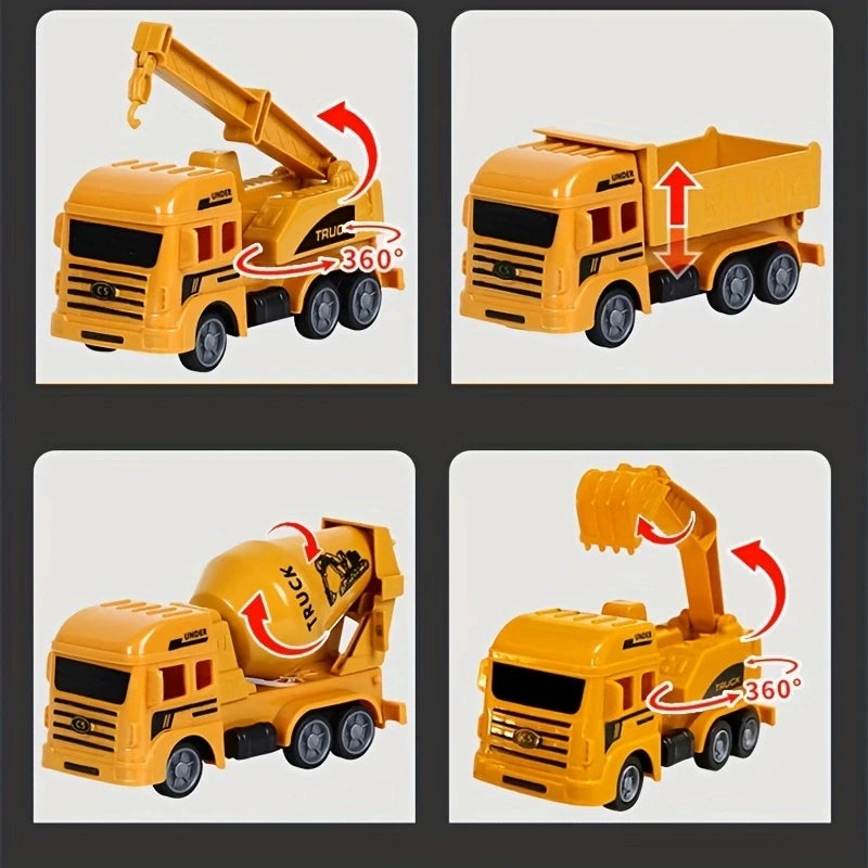Mini Construction Vehicle Toy Set – Perfect Gift for Kids